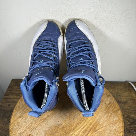 Jordan 12 Retro French Blue Shoes Mens Size 9.5 Basketball 130690-404 OG main image 7
